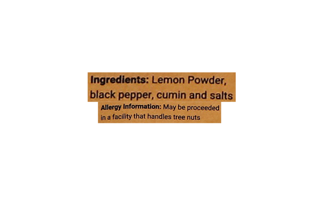 Zilli's Lemon Tea Masala    Pack  100 grams